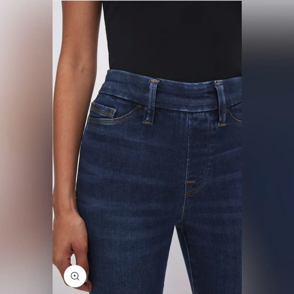 Good American Power Stretch Pull-on Skinny Jeans, SML NWT - Picture 3 of 3
